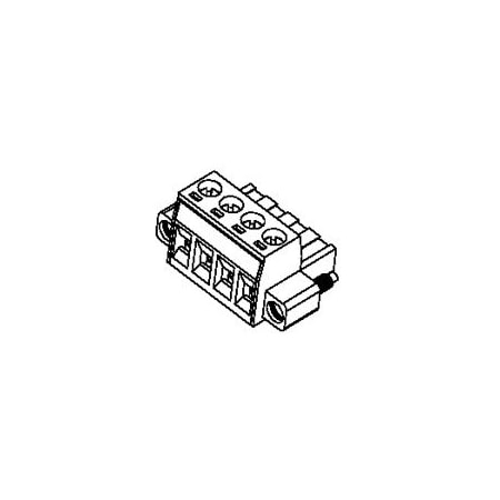 Molex 5.08Mm Euro Plug Ra Me Blk Au 3Ckt 395340503